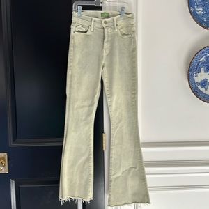 Mother Weekender Fray Green